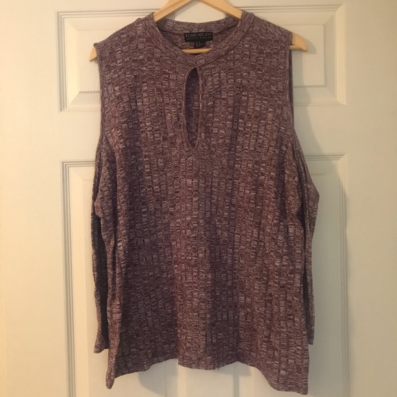 Forever 21 Tops - Forever 21 Cold Shoulder Top